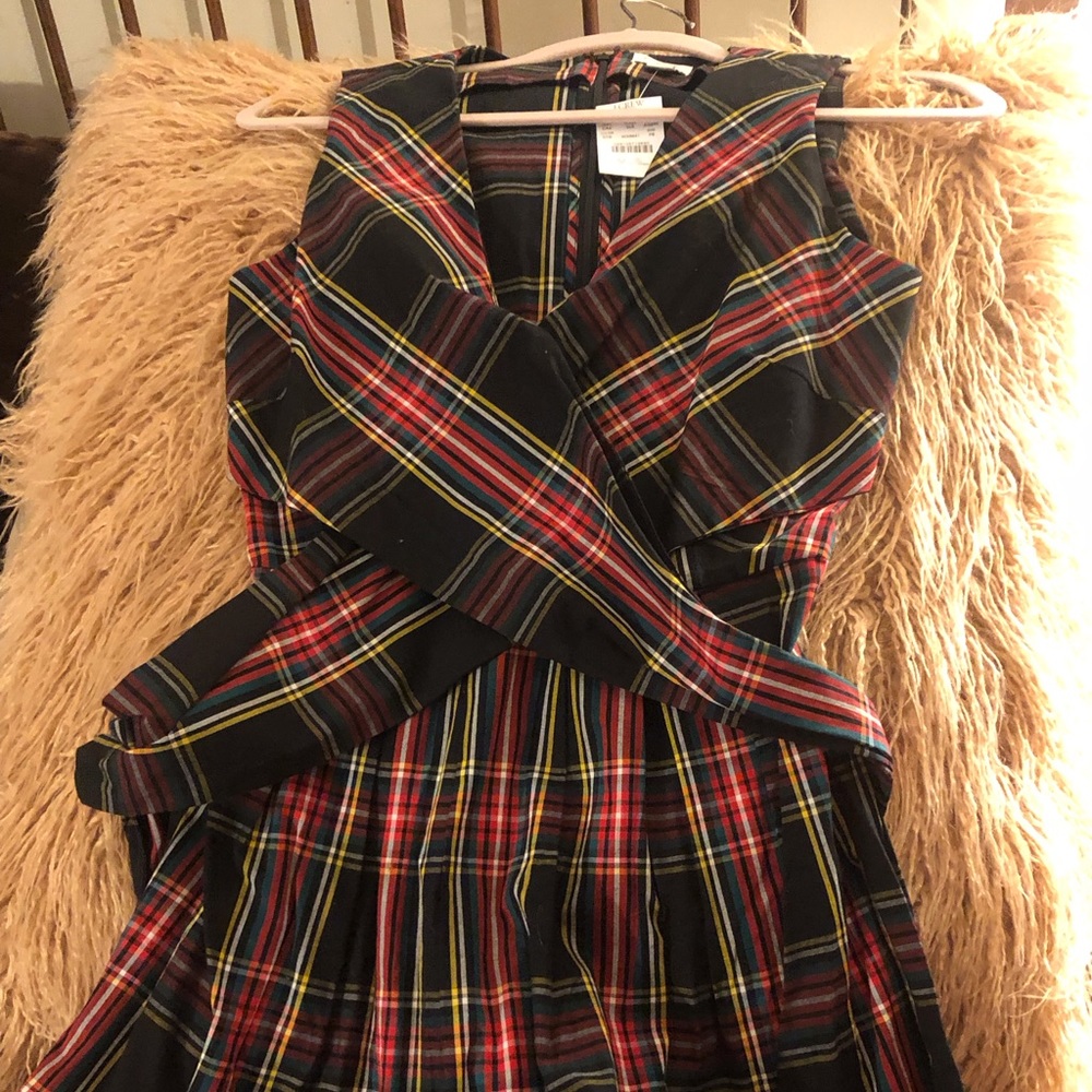 Jcrew Holiday Dress New With Tags. Comes a little below knee. 6p